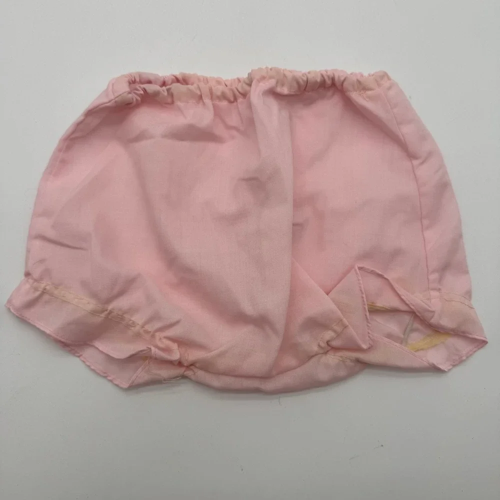 Pink Lace Pleated Top & Bloomer Set Baby Girls Approx US 18 Months